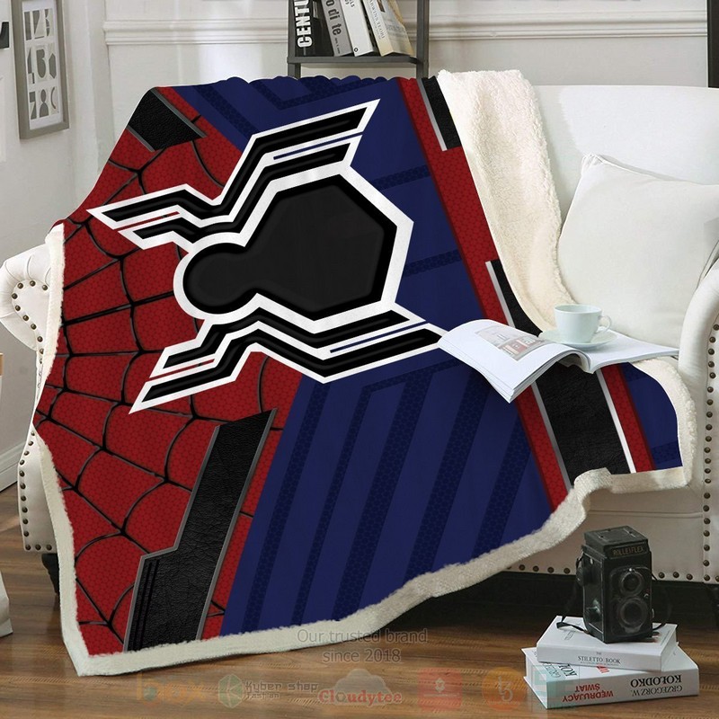 Spiderman Webslinger Custom Throw Blanket