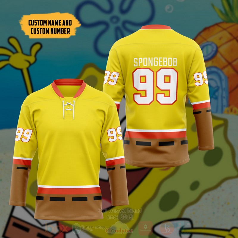 SpongeBob Personalized Hockey Jersey 1
