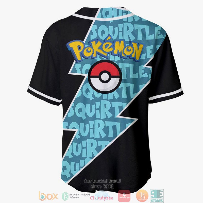 Squirtle Pokemon Baseball Jersey Shirt 3 Squirtle Pokemon Baseball Jersey Shirt 1 2