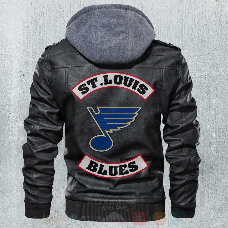 BEST St Louis Blues NHL Champions Zipper Jacket Leather 1 St Louis Blues NHL Hockeys Leather Jacket