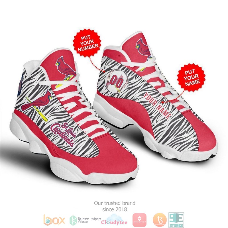 St Louis Cardinals MLB Baseball Air Jordan 13 Sneaker Shoes 2 St Louis Cardinals MLB Baseball Air Jordan 13 Sneaker Shoes