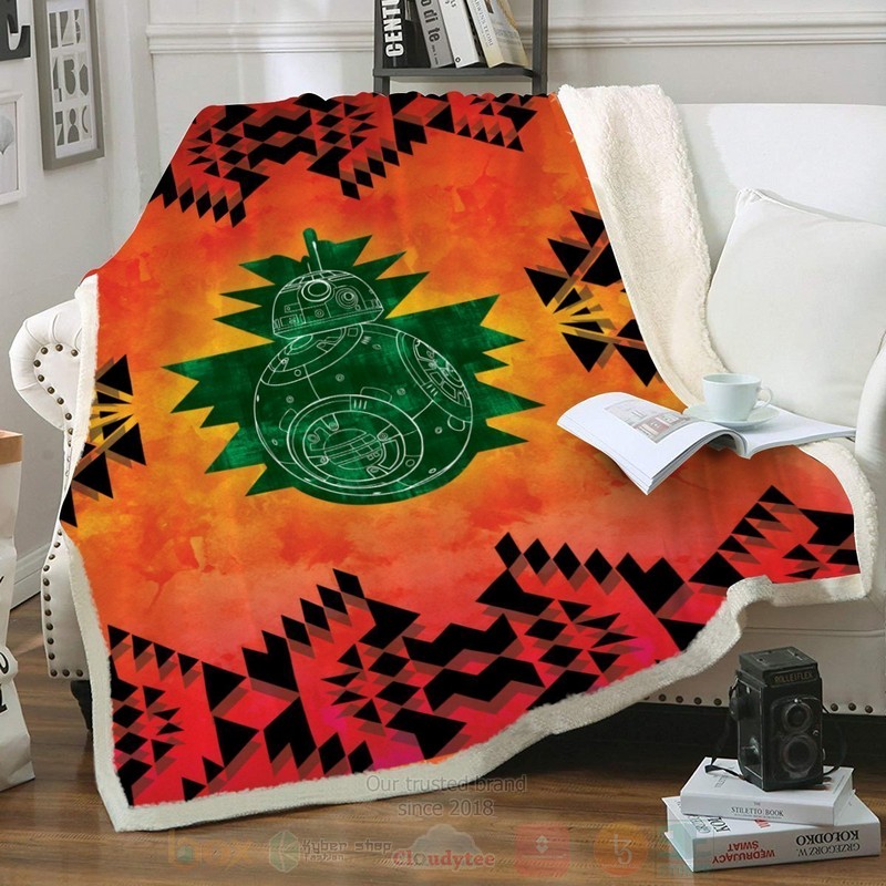 Star Wars BB8 Custom Throw Blanket