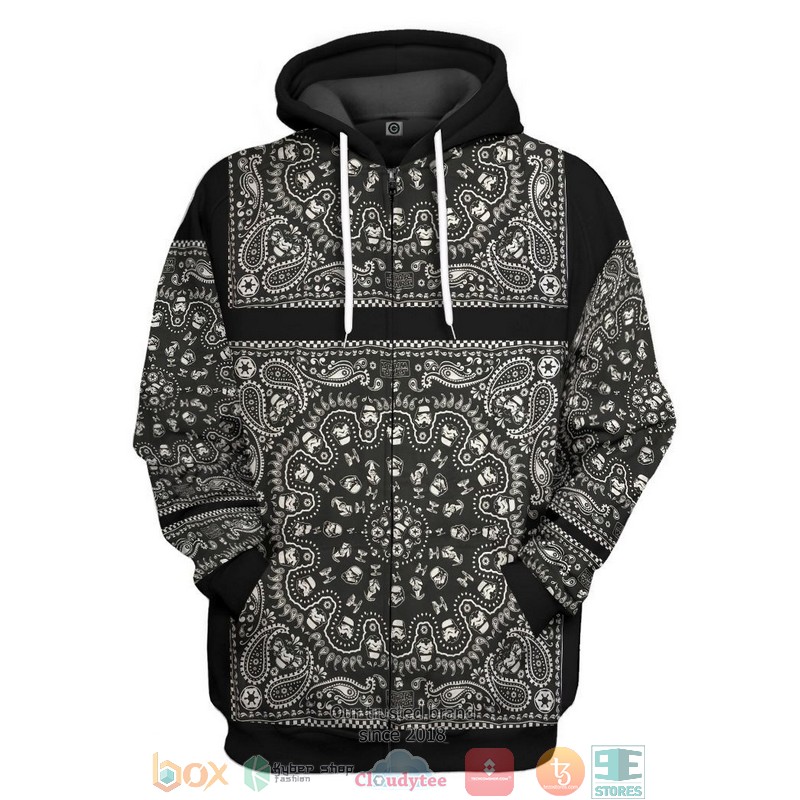 Star Wars Bandana Native American Black 3d hoodie shirt 1