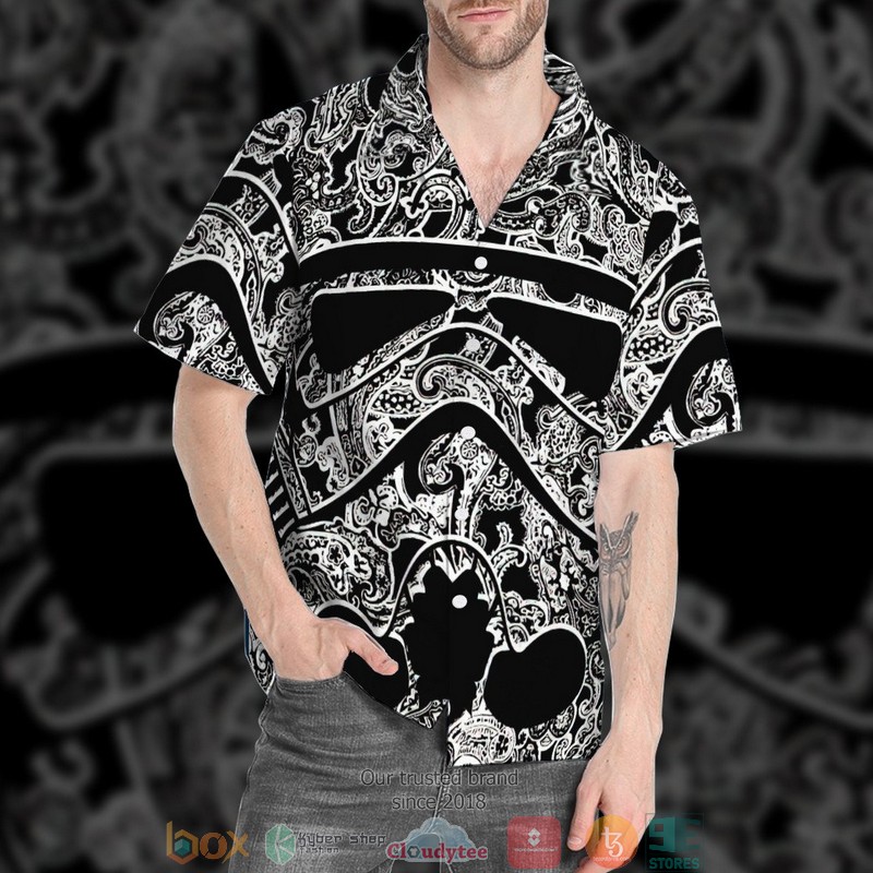 Star Wars Bandana Native American Pattern Black Hawaiian Shirt 1 2 3