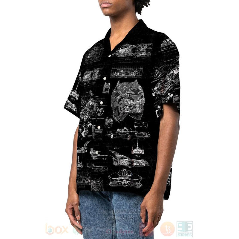 BEST Star Wars Batmoblie All Over Print Hawaiian Shirt 2 Star Wars Batmoblie Hawaiian Shirt 1