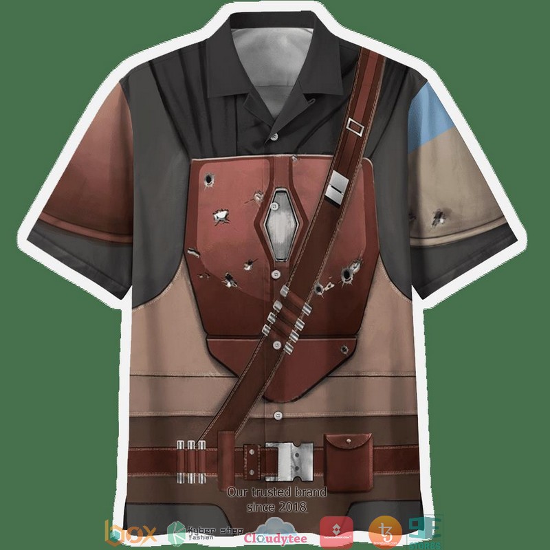 Star Wars Beskar Cosplay 01 Short Sleeve Hawaiian Shirt