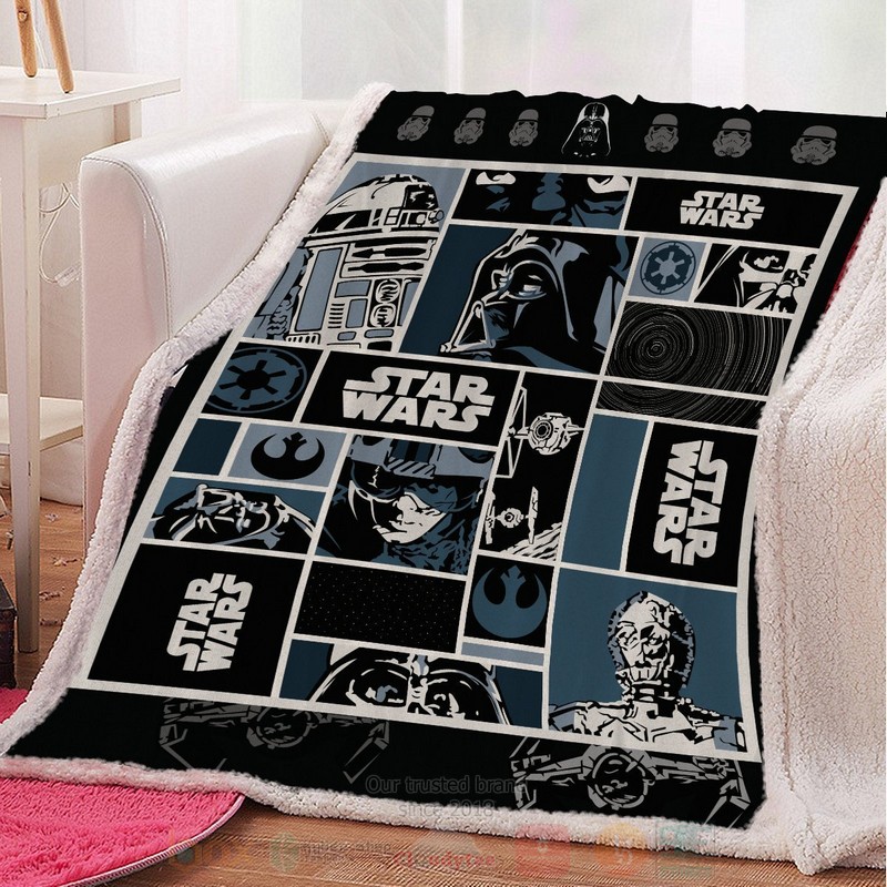 BEST Star Wars Characters Custom Sherpa Blanket 2 Star Wars Characters Custom Throw Blanket 1
