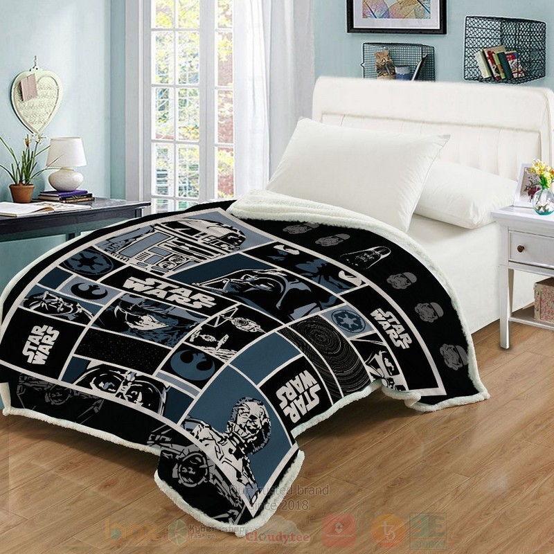 BEST Star Wars Characters Custom Sherpa Blanket 3 Star Wars Characters Custom Throw Blanket 1 2