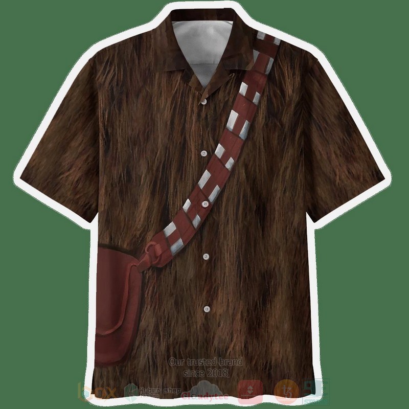 Star Wars Chewbacca Cosplay Short Sleeve Hawaiian Shirt
