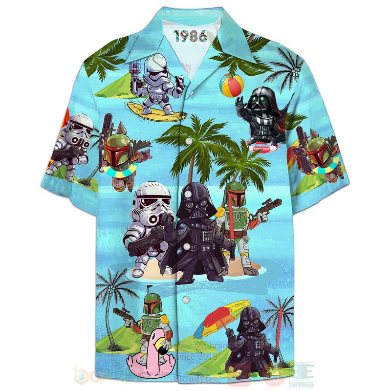 BEST Star Wars Chipi All Over Print Hawaiian Shirt 1 Star Wars Chipi Hawaiian Shirt