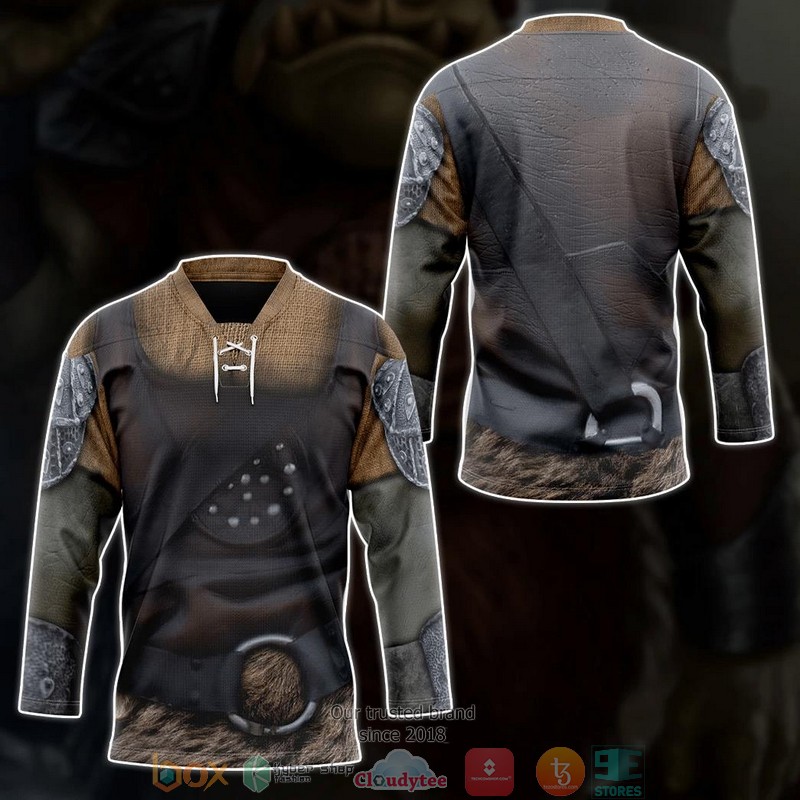 Star Wars Gamorrean Cosplay Hockey Jersey Shirt 3 Star Wars Gamorrean Cosplay Hockey Jersey Shirt 1 2