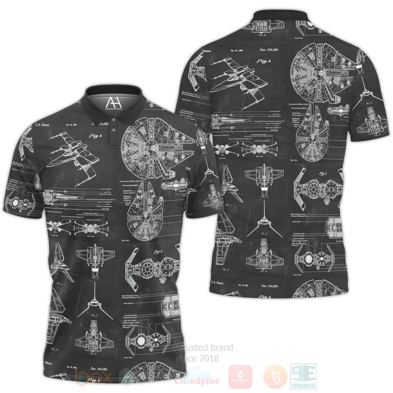 Star Wars Patent Blacks Polo Shirt