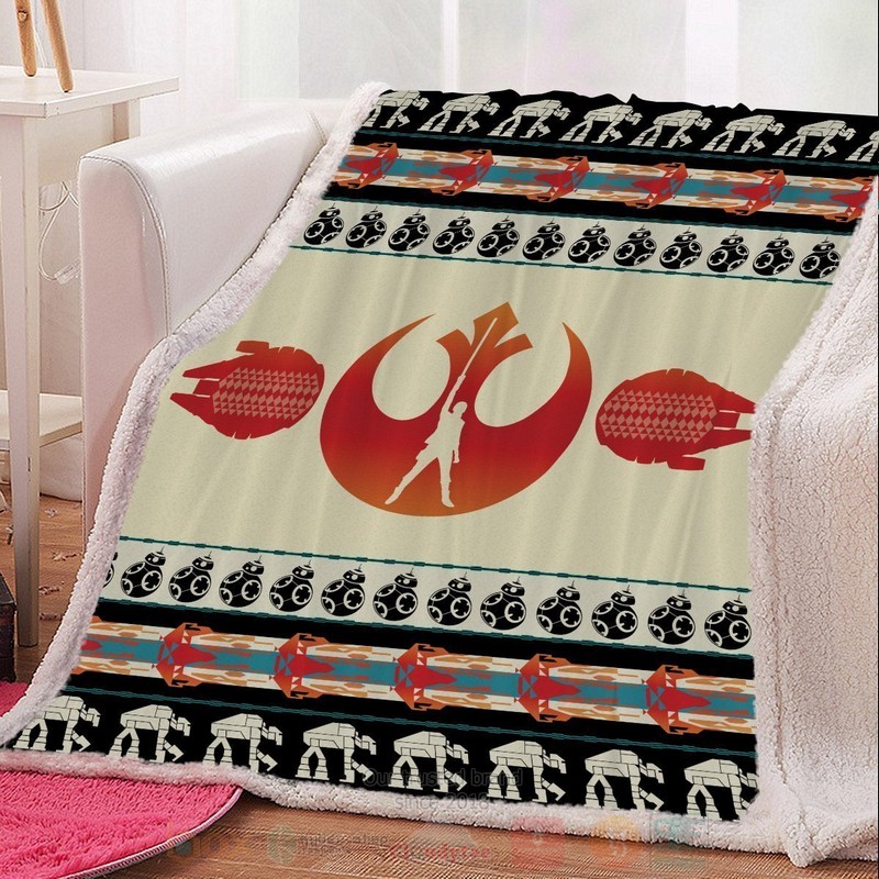 BEST Star Wars Rebellion Custom Sherpa Blanket 2 Star Wars Rebellion Custom Throw Blanket 1
