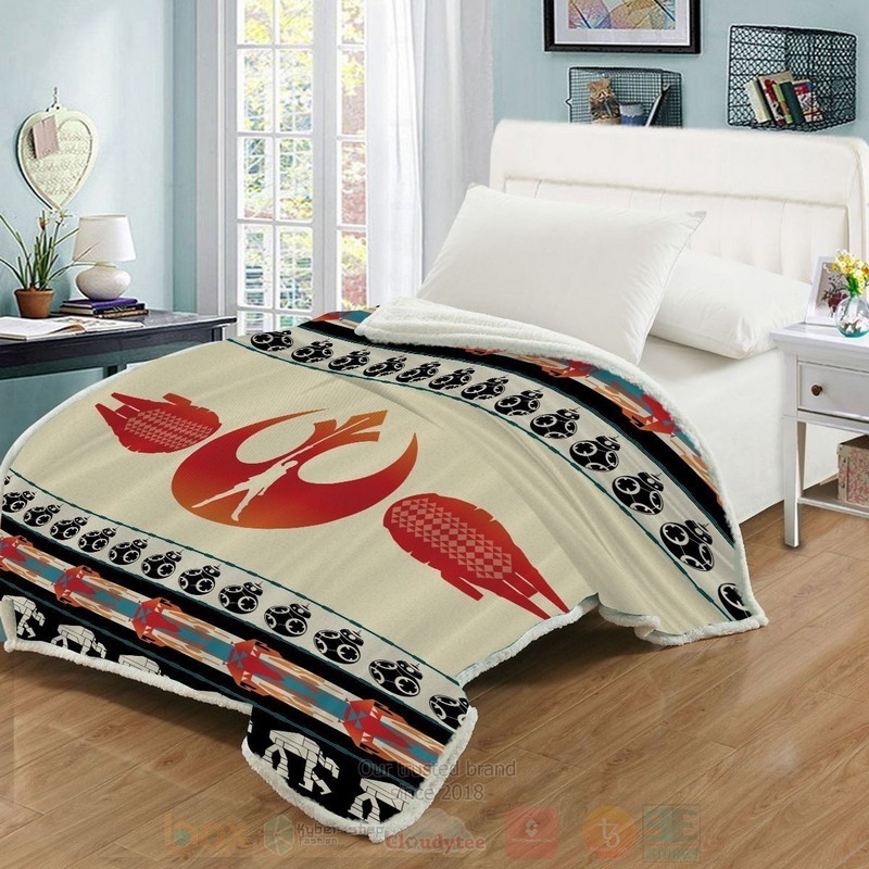 BEST Star Wars Rebellion Custom Sherpa Blanket 3 Star Wars Rebellion Custom Throw Blanket 1 2