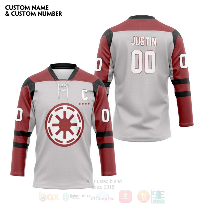 BEST Star Wars The Republic Hockey Team Personalized Jersey Hockey 3 Star Wars The Republic Hockey Team Personalized Hockey Jersey 1 2