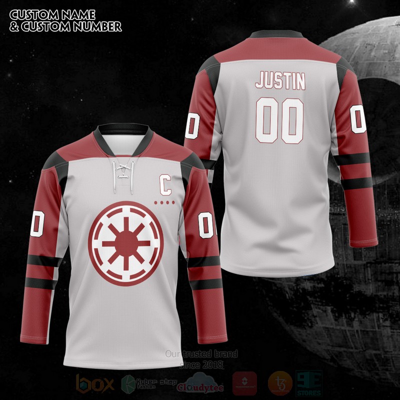 BEST Star Wars The Republic Hockey Team Personalized Jersey Hockey 4 Star Wars The Republic Hockey Team Personalized Hockey Jersey 1 2 3