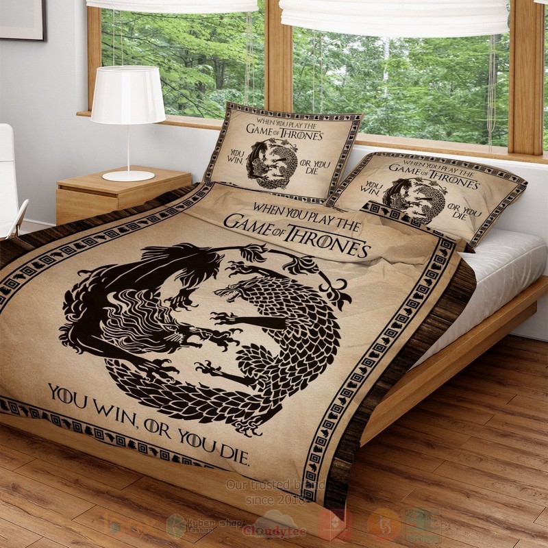 BEST Stark X Lannister Game of Thrones Duvet Cover Bed Sets 4 Stark X Lannister Game of Thrones Bedding Set 1 2 3