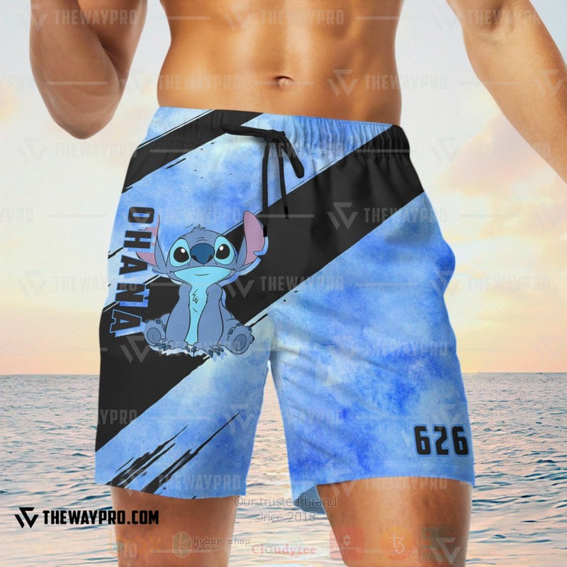 Stitch Ohana Beach Short