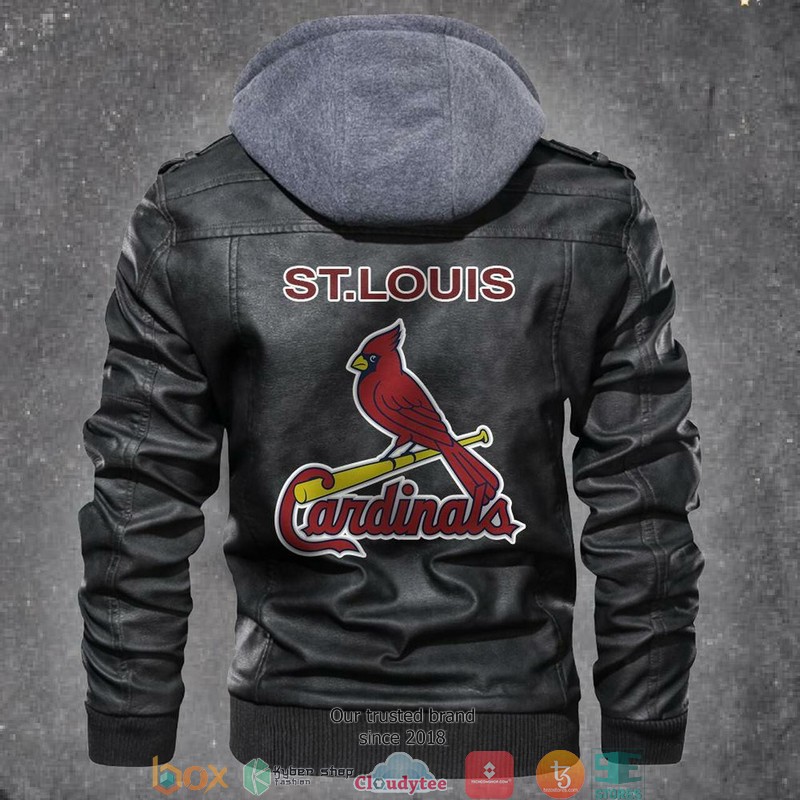NEW Stlouis Cardinals MLB Jacket Leather 5 Stlouis Cardinals MLB Baseball Leather Jacket