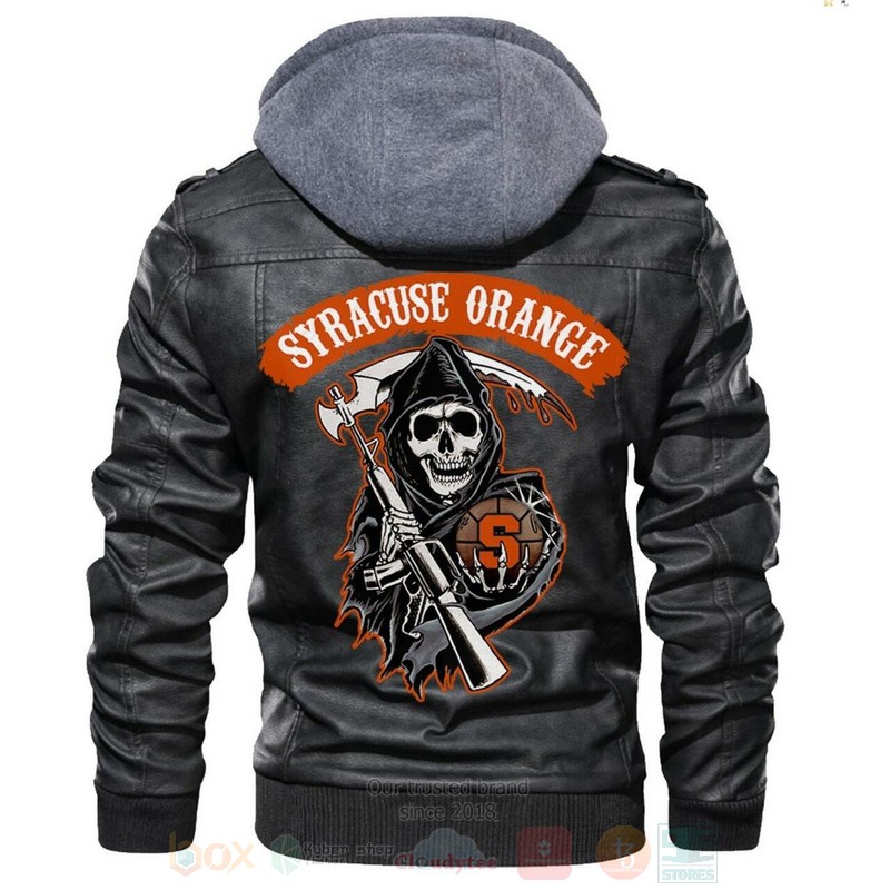 Syracuse Orange NCAA Basketball Sons of Anarchy Blacks Leather Jacket