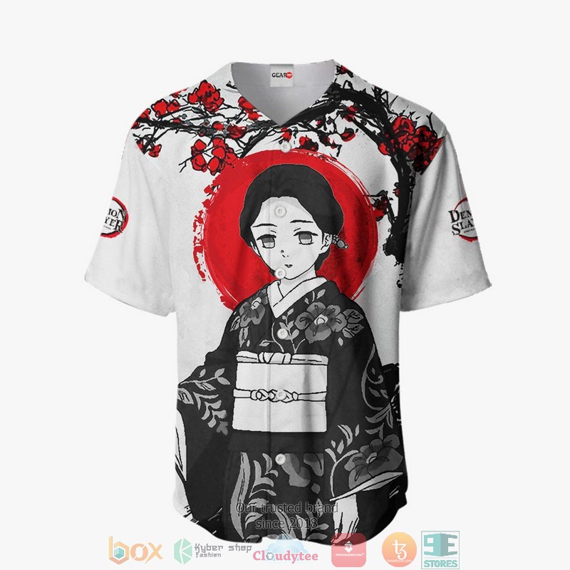 Tamayo Demon Slayer Baseball Jersey Shirt 2 Tamayo Demon Slayer Baseball Jersey Shirt 1