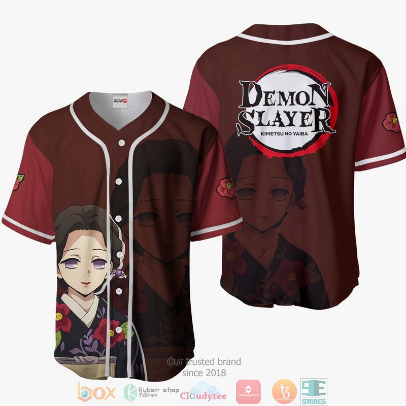 Tamayo Demon Slayer Red Baseball Jersey Shirt 7 Tamayo Demon Slayer Red Baseball Jersey Shirt