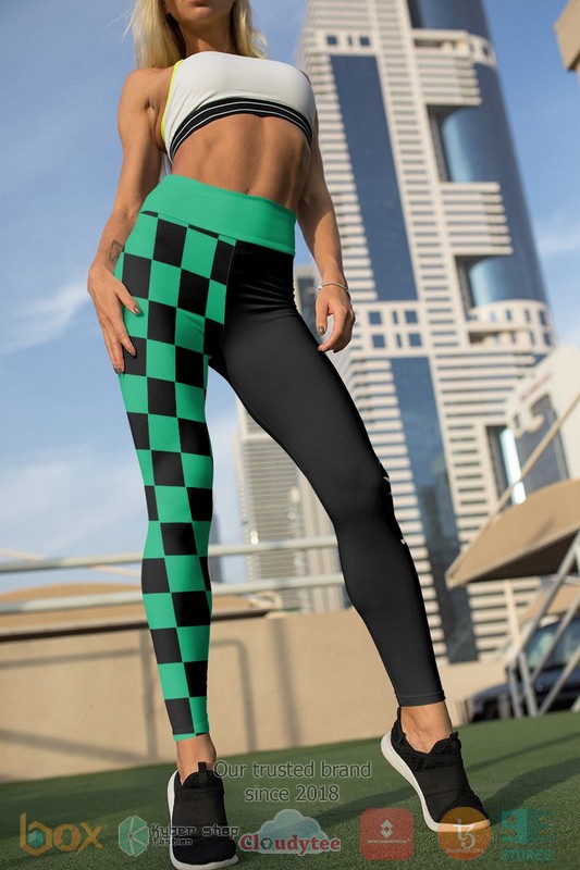 NEW Tanjiro Fashion Unisex Leggings Tights 7 Tanjiro Fashion Unisex Leggings 1 2 3 4 5 6