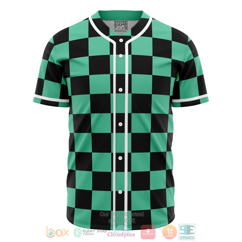 Tanjiro Kamado Demon Slayer Baseball Jersey