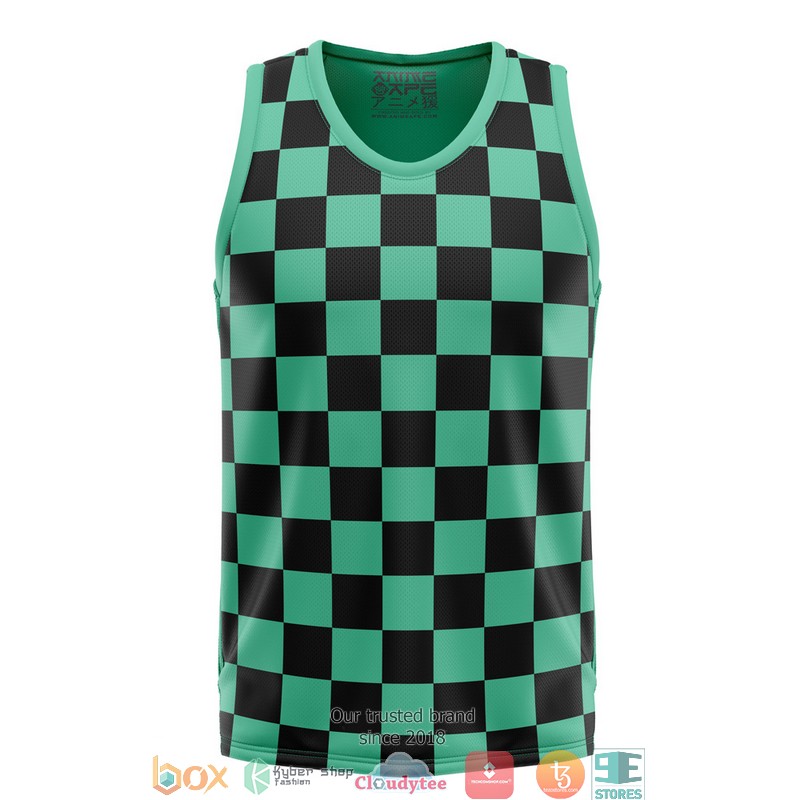 Tanjiro Kamado Demon Slayer Caro Basketball Jersey