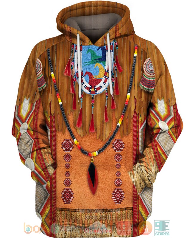 Tassels Style Native American All Over Printed Shirt 3D Shirt Hoodie