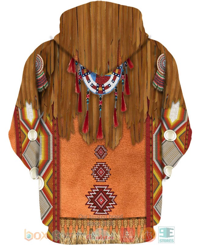 HOT Tassels Style Native American All Over Printed Shirt All Over Printed 3D Shirt, Hoodie 2 Tassels Style Native American All Over Printed Shirt 3D Shirt Hoodie 1