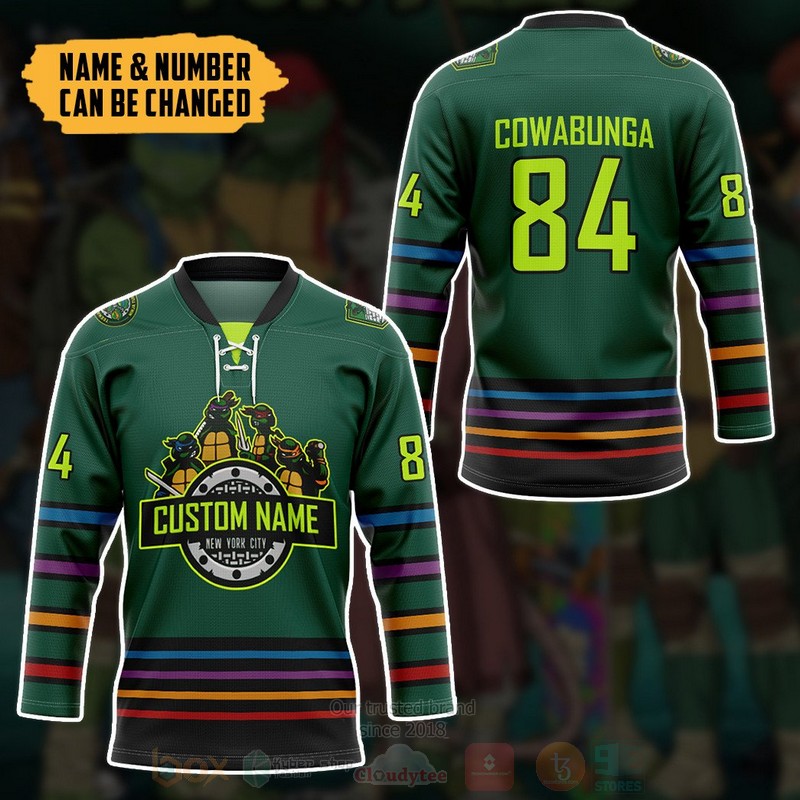 BEST Teenage Mutant Ninja Turtles Personalized Jersey Hockey 3 Teenage Mutant Ninja Turtles Personalized Hockey Jersey 1 2