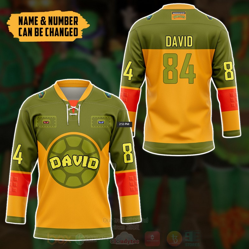 BEST Teenage Mutant Ninja Turtles Shell Personalized Jersey Hockey 3 Teenage Mutant Ninja Turtles Shell Personalized Hockey Jersey 1 2