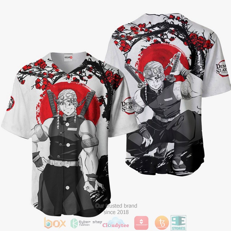 Tengen Uzui Demon Slayer Baseball Jersey Shirt