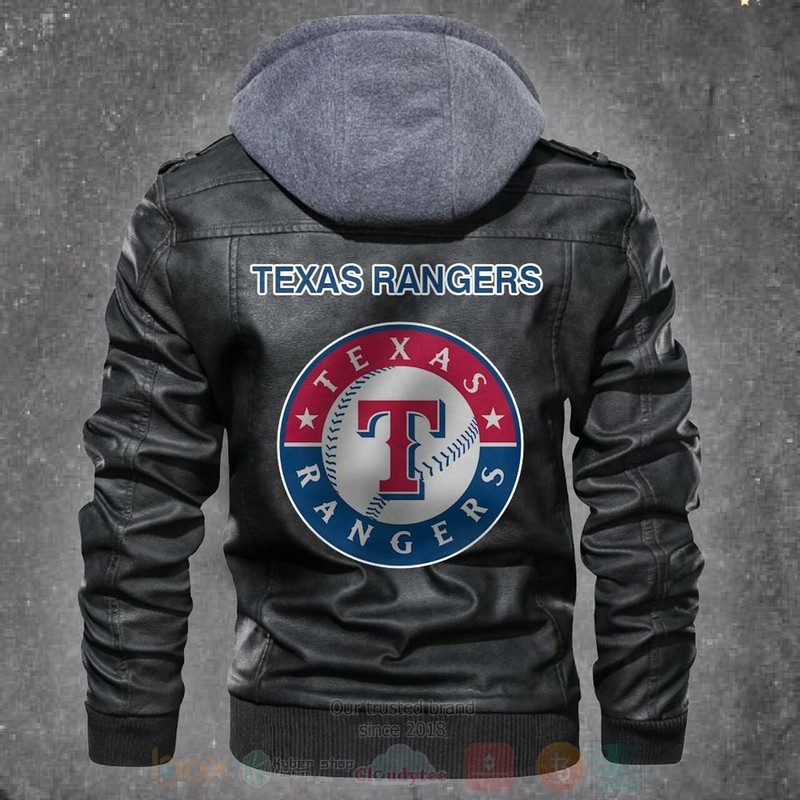 BEST Texas Rangers MLB Champions Zipper Jacket Leather 1 Texas Rangers MLB Baseballs Leather Jacket