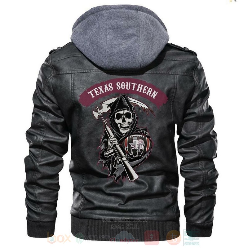 Texas Southern NCAA Football Sons of Anarchy Blacks Leather Jacket