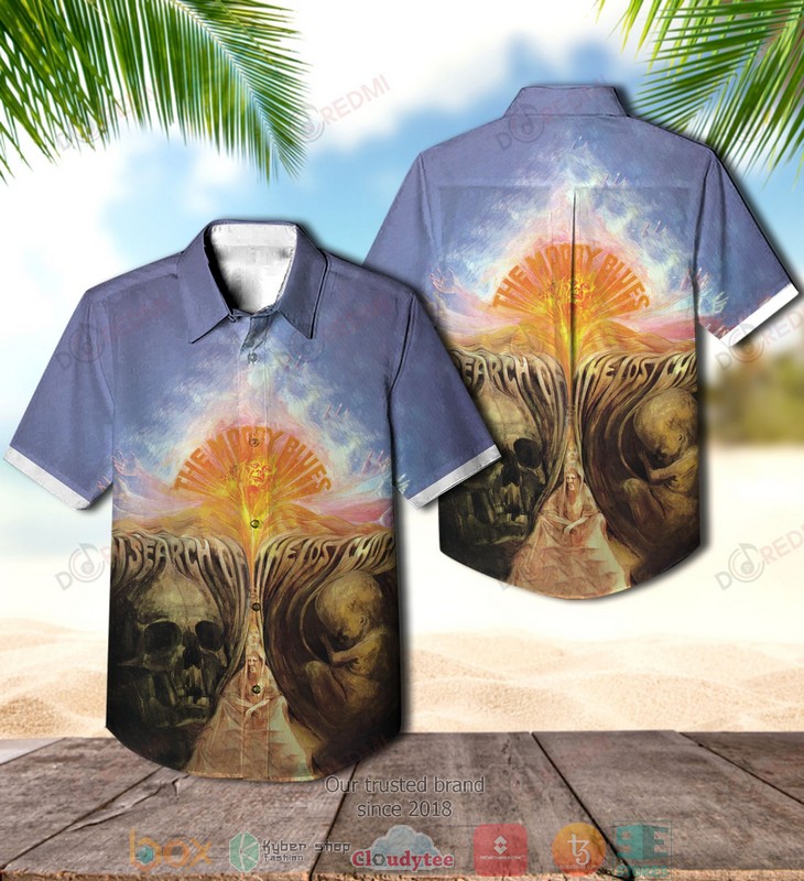 The Moody Blues In Search of the Lost Chord Purple Hawaiian Shirt