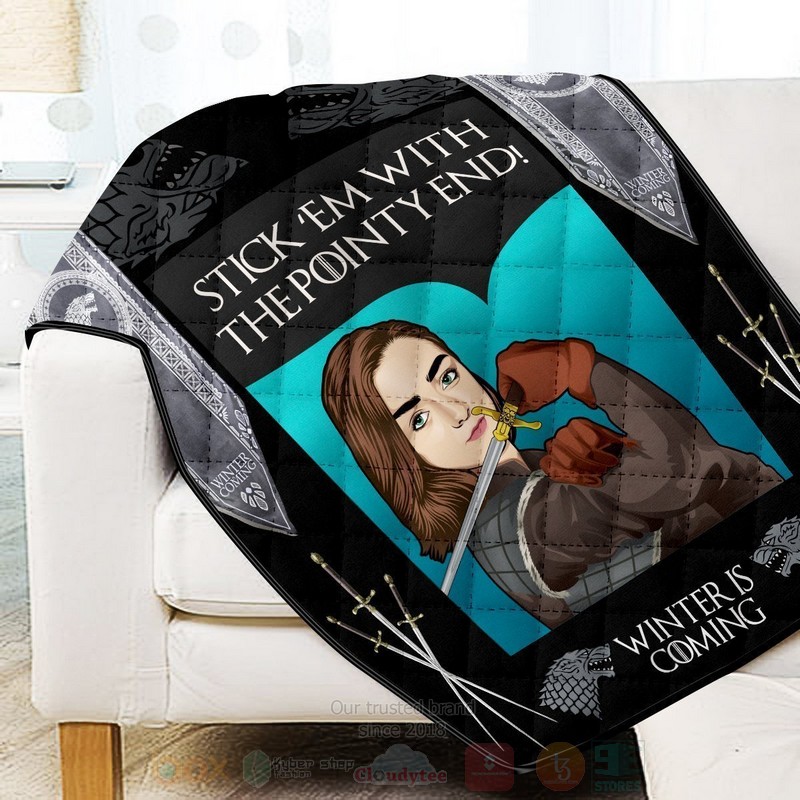 BEST The Pointy End Game of Thrones Quilted Fabric 3 The Pointy End Game of Thrones Quilt 1 2