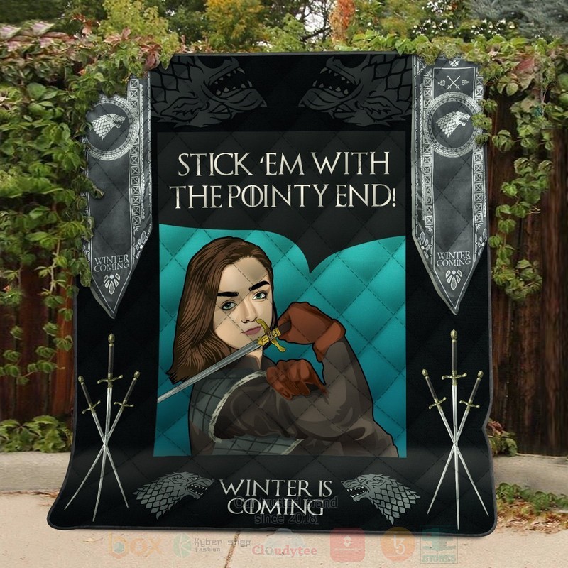 BEST The Pointy End Game of Thrones Quilted Fabric 4 The Pointy End Game of Thrones Quilt 1 2 3
