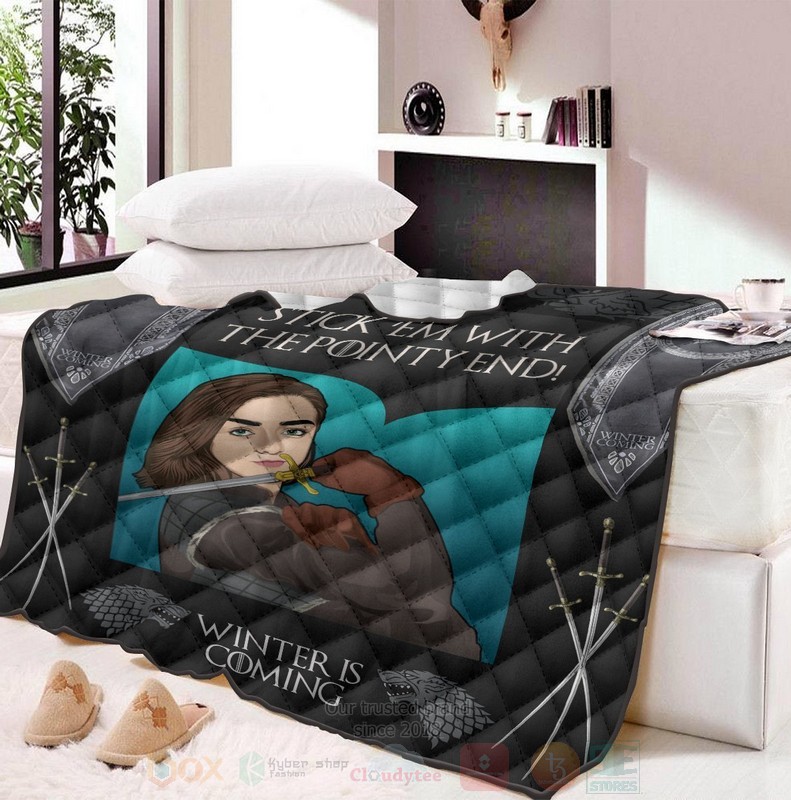 BEST The Pointy End Game of Thrones Quilted Fabric 5 The Pointy End Game of Thrones Quilt 1 2 3 4