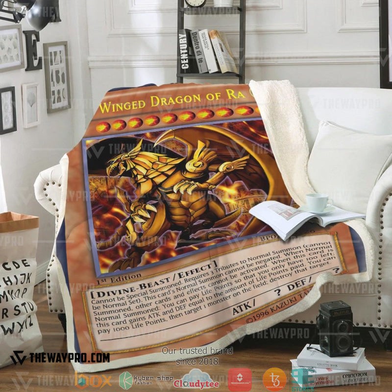 The Winged Dragon Of Ra Soft Blanket 12 The Winged Dragon Of Ra Soft Blanket
