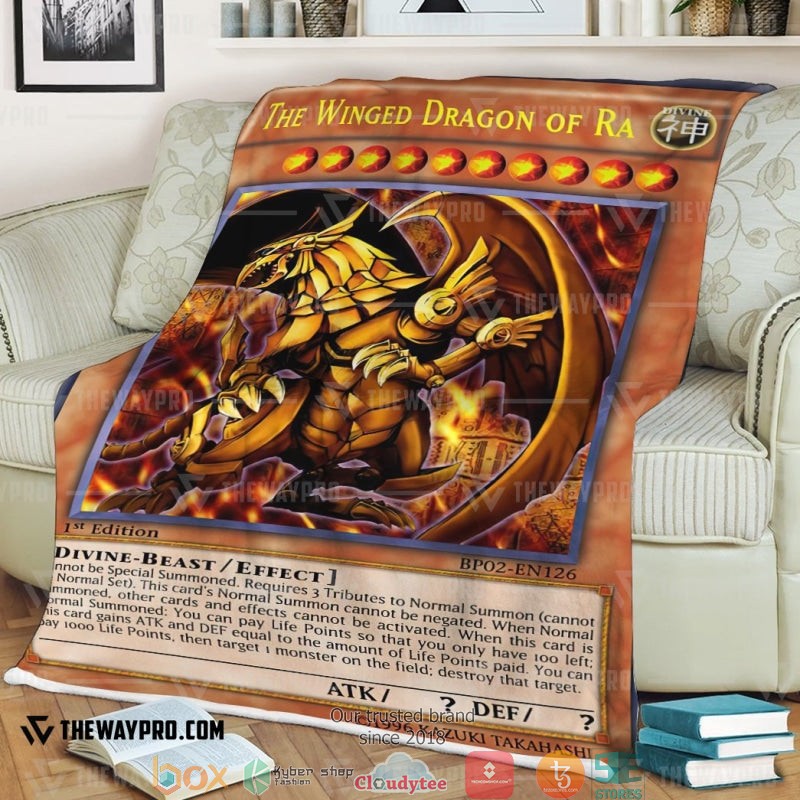The Winged Dragon Of Ra Soft Blanket 3 The Winged Dragon Of Ra Soft Blanket 1 2
