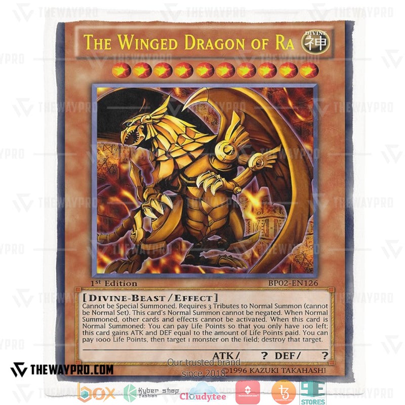 The Winged Dragon Of Ra Soft Blanket 4 The Winged Dragon Of Ra Soft Blanket 1 2 3
