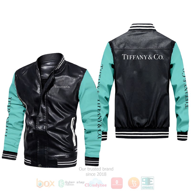 Tiffany Co Leather Bomber Jacket