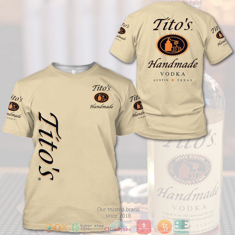 HOT Tito's Handmade Vodka All Over Printed 3D Shirt, Hoodie 8 Titos Handmade Vodka 3D Shirt Hoodie