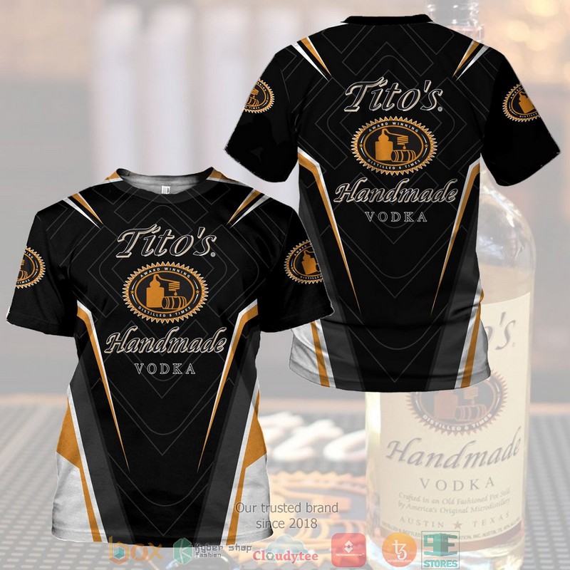 Titos Handmade Vodka black 3D Shirt Hoodie