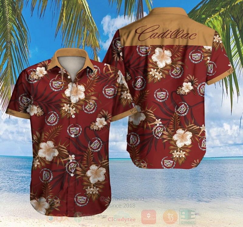 BEST Tlmus Cadillac All Over Print Aloha Shirt 2 Tlmus Cadillac Short Sleeve Hawaiian Shirt