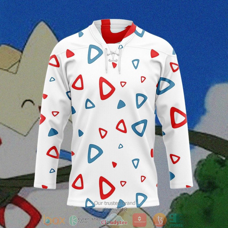 Togepi Egg Hockey Jersey Shirt 3 Togepi Egg Hockey Jersey Shirt 1 2
