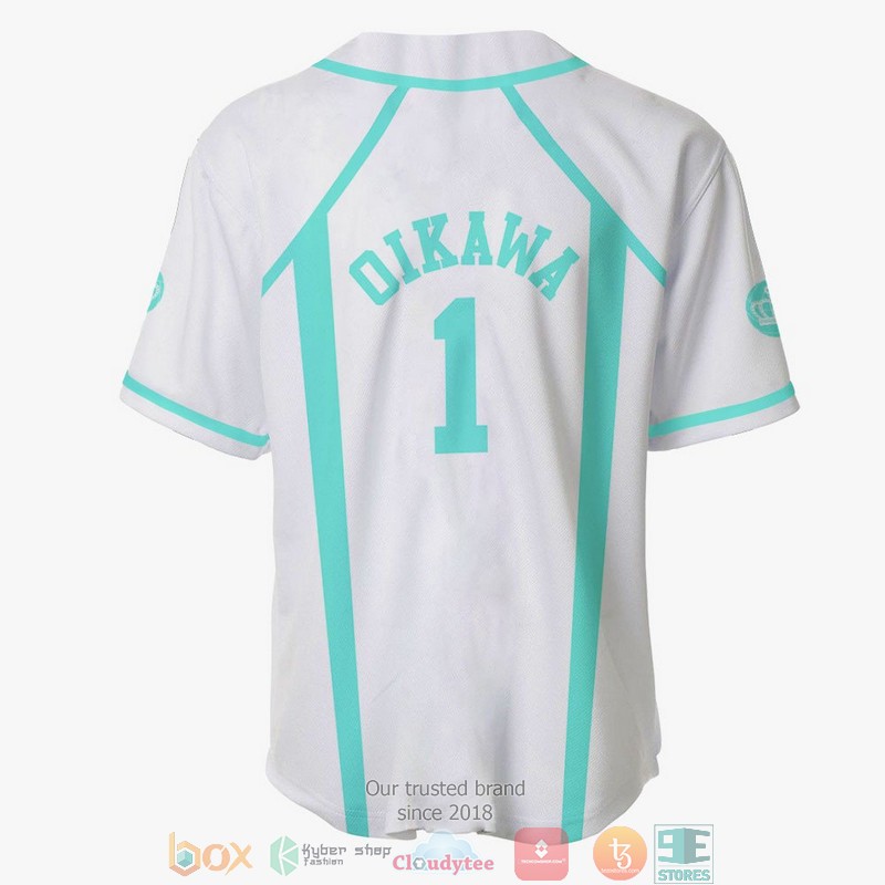 Tooru Oikawa 1 Haikyuu Baseball Jersey Shirt 3 Tooru Oikawa 1 Haikyuu Baseball Jersey Shirt 1 2