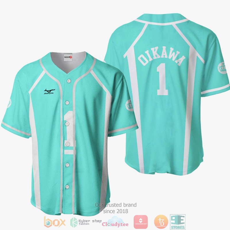 Tooru Oikawa Haikyuu Baseball Jersey Shirt 1 Tooru Oikawa Haikyuu Baseball Jersey Shirt